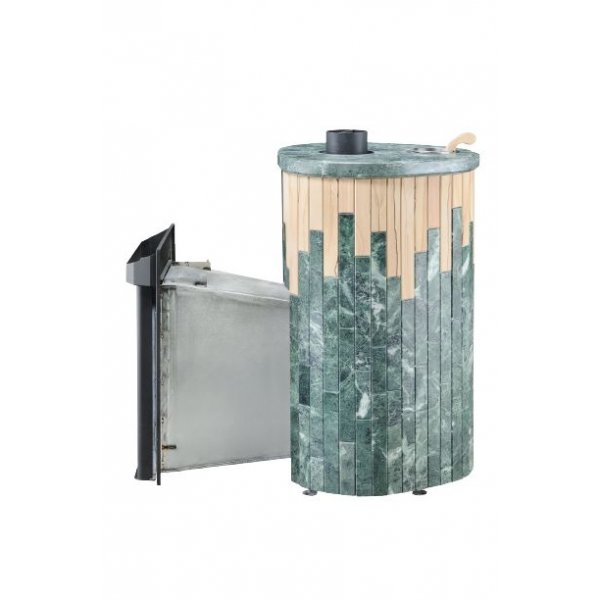 «Ферингер Малютка ПФ  "Змеевик+Окаменевшее дерево", наборная ламель, левая дверца 1» – 4