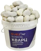 «Камень Кварц белый Шлифованный (40 x 80 мм), для э/печей» – 1