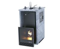ИзиСтим Печь Сочи М2 Ст.321 в трехстороннем кожухе талькохлори, закр. верх.,фут. шамотом, вход прав