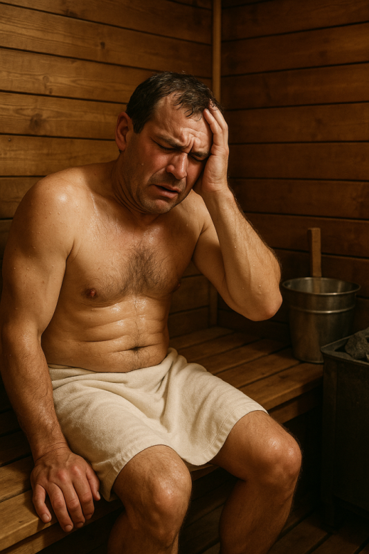 Как понять, что баня вам противопоказана: симптомы тревоги