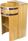 Умывальник-стойка Bentwood прямая лиственница натуральное