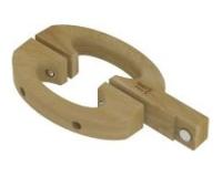 «SAWO Комплект для двери для сауны 568-D (магнитная ручка 568-D кедр, крепёж, замок для двери)» – 1