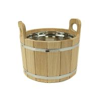 «Шайка двуручная с нерж. Вставкой 10л. Дуб ДЛТ-9» – 1