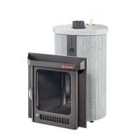 «Ферингер Оптима ПФ Серый велюр цельный, печь с закрытой каменкой» – 1