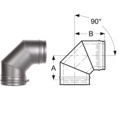 «Шидель PERMETER 50 отвод 90° (T450 N1) 7a, внутр. 250 мм., внешн. 350 мм., серый» – 1