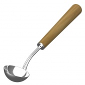 «Ковш SAWO металл МАЛЕНЬКИЙ с деревянной ручкой, КЕДР, 441-MD» – 1