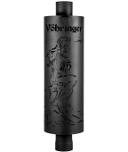 «Ферингер Дымоход - экономайзер стартовый с резной корзиной D115мм L 1м. цвет чёрный РКШБ» – 1