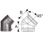 «Шидель PERMETER 50 отвод 45° 7b, внутр. 250 мм., внешн. 350 мм., серый» – 1