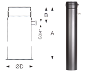 «Шидель PERMETER 50 напольный элемент с отводом конденсата 1000 мм., внутр. 130 мм., 230 мм., серый» – 1