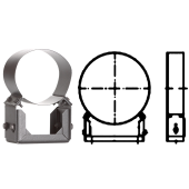 «Шидель PERMETER 50 раздвижной настенный хомут 60-100 мм. 13, внутр. 300 мм., внешн. 400 мм., серый» – 1