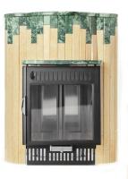 Ферингер Портал Мини, Оптима змеевик+ Мрамор "Сильвия Оро", аксессуар для печи Stock