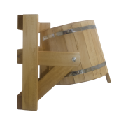 «Обливное устройство ВОДОЛЕЙ липа МОРЁНОЕ с ПЛАСТИКОВОЙ вставкой (ведро липа)» – 1