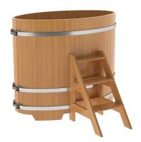«Купель Bentwood из лиственницы овальная натуральная 0,8х1,42 h-1,2» – 1