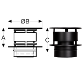 «Шидель PERMETER 25 конус с зонтиком 12b, внутр. 250 мм., внешн. 300 мм., чёрный» – 1