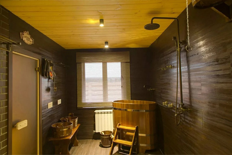 размер моечной в бане