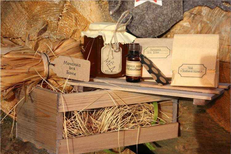 Аксессуары для бани в подарок