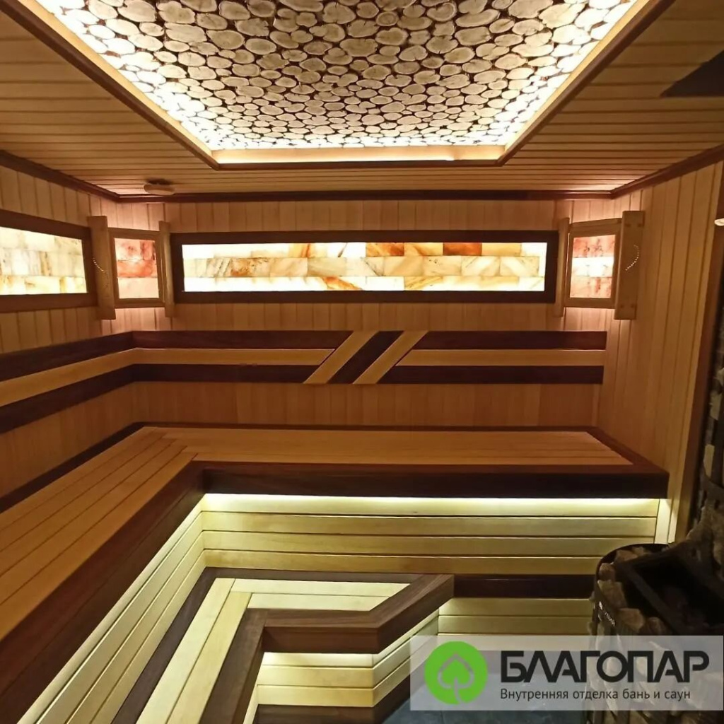 как сделать освещение в бане