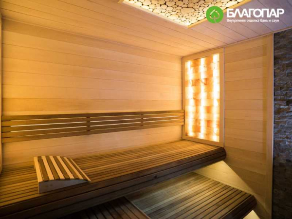 «Вагонка Липа СТС Сорт А/Э (20х130мм) длина 2,0м - 3,0м для бани | Благопар» – 5