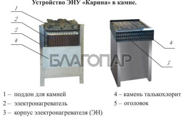 «Электрическая печь KARINA Elite 6 Змеевик Stock1» – 3