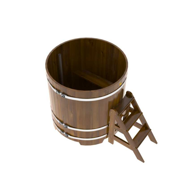 «Купель Bentwood из лиственницы круглая мореная Рустик D 1,17 h-1,21» – 2