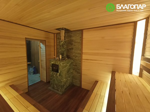 «Вагонка Софтлайн Липа Текстурированная (14х98мм) длина 2,0м - 3,0м для бани | Благопар» – 5