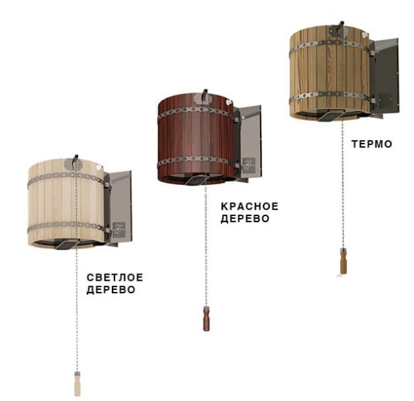 «Обливное устройство Ливень мини (+деревянное обрамление Термо)1» – 2