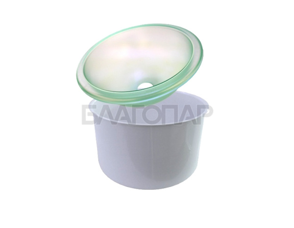 «Шайка Cariitti с водосливным отверстием и со светодиодной подсветкой Led1» – 2