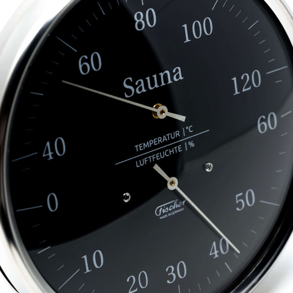 «Fischer Термометр-гигрометр в корпусе из нержавеющей стали черного цвета1» – 3