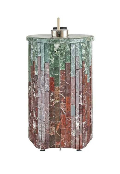 «Ферингер Малютка до 18 м³ змеевик+ Мрамор "Россо Леванте", печь с закрытой каменкой1» – 3