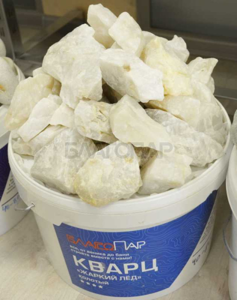 «Камень Кварц белый Колотый (40 x 80 мм), для э/печей1» – 2