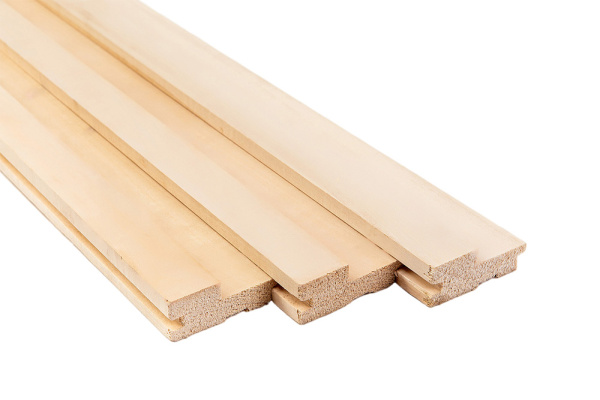 «Вагонка Рейка Липа Сорт А/Э (25х65мм) 2,0 - 3,0 для бани | Благопар» – 3
