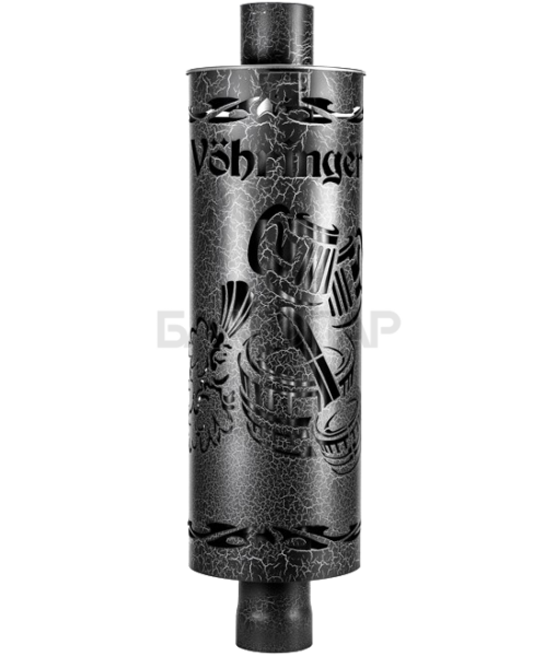 «Ферингер Дымоход - экономайзер стартовый с резной корзиной D115мм L 1м. цвет антик РКШБ1» – 4