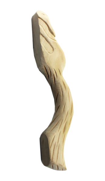 «Ручка дверная "Белочка" массив кавказская липа1» – 3