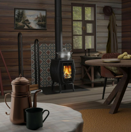 «Печь отопительная "Бахтинка" (цв. черный) (Атмосфера) Stock3» – 5